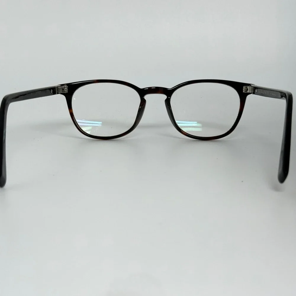 Seraphin Handmade in Japan Tortoise Shell Round‎ Eyeglasses Frames Women 21449